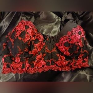 Frederick's of Hollywood 42F Balconette longline bra